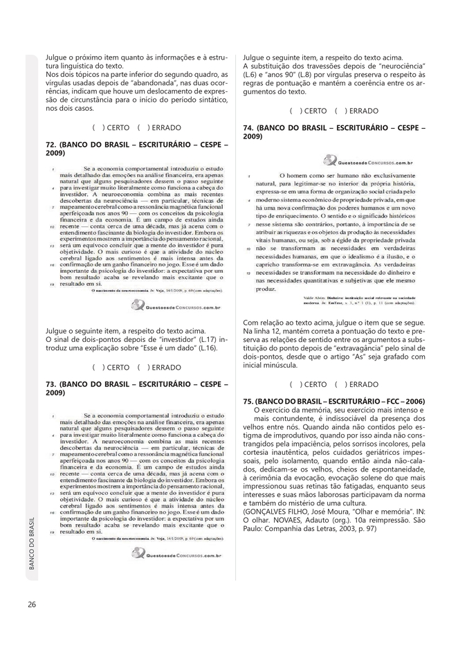 Amostra - 500 Questões Comentadas - Banco do Brasil - Escriturário - Agente Comercial_page-0003