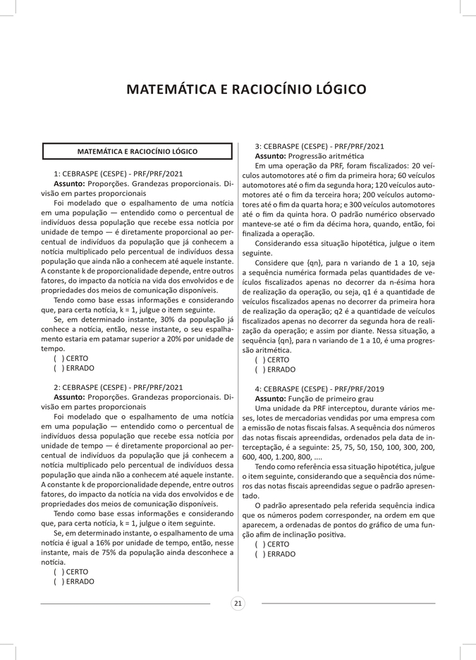 Amostra - 550 Questões Gabaritadas - PRF - Polícia Rodoviária Federal_page-0004