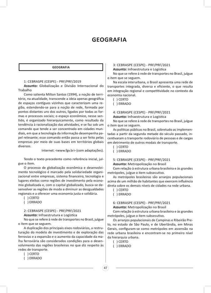 Amostra - 550 Questões Gabaritadas - PRF - Polícia Rodoviária Federal_page-0016