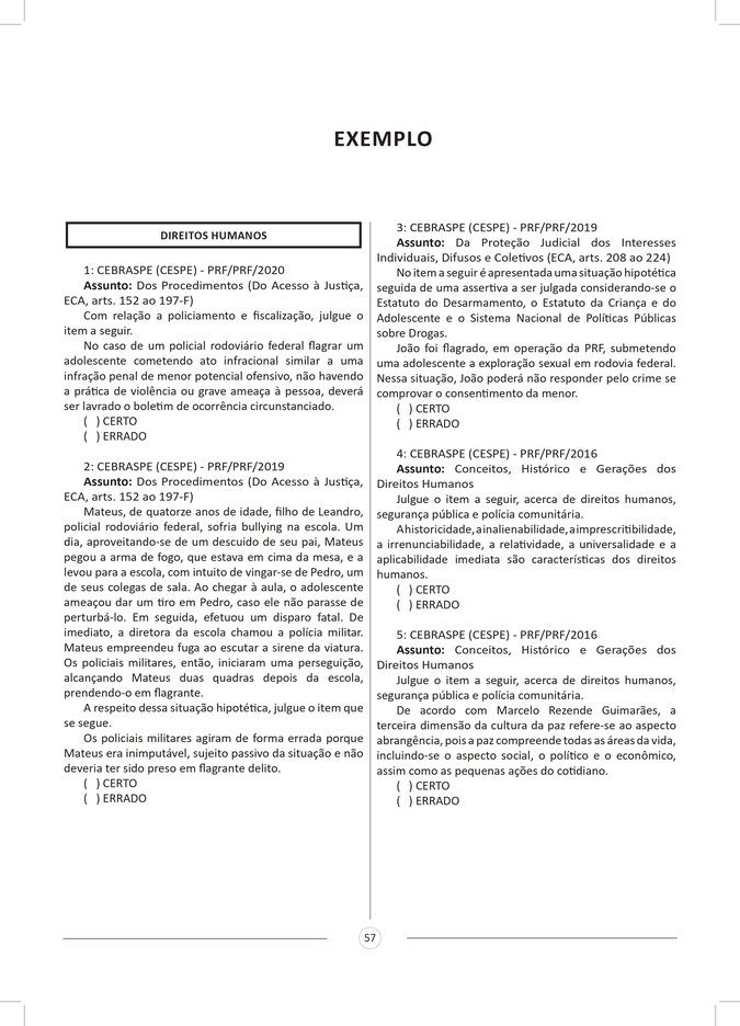 Amostra - 550 Questões Gabaritadas - PRF - Polícia Rodoviária Federal_page-0020