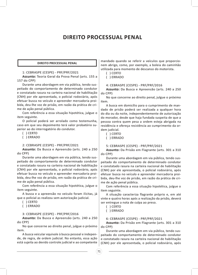 Amostra - 550 Questões Gabaritadas - PRF - Polícia Rodoviária Federal_page-0026